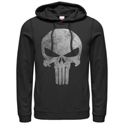 Men's Marvel Punisher Retro Skull Symbol  Adult Pull Over Hoodie