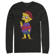 Men's The Simpsons Cool Lisa  Adult Long Sleeve Shirt