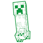 Men's Minecraft Creeper Outline  Adult T-Shirt