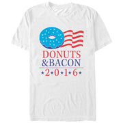 Men's Lost Gods Vote Donuts and Bacon  Adult T-Shirt