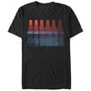 Men's Coca Cola Classic Bottle Lineup  Adult T-Shirt