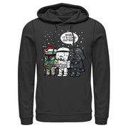 Men's Star Wars Christmas Boba It's Cold Outside  Adult Pull Over Hoodie