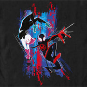 Men's Marvel Spider-Man: Across the Spider-Verse Miles Morales and Spider Gwen  Adult T-Shirt