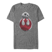 Men's Star Wars The Last Jedi BB-8 Rebel Symbol  Adult T-Shirt