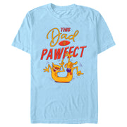 Men's Catdog This Dad is Pawfect  Adult T-Shirt