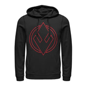 Men's Star Wars: The Rise of Skywalker Sith Trooper Symbol  Adult Pull Over Hoodie