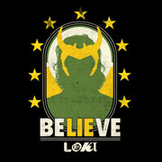 Men's Marvel Loki Believe  Adult T-Shirt