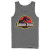 Men's Jurassic Park T Rex Logo  Adult Tank Top