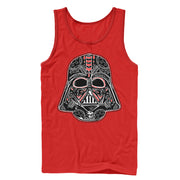 Men's Star Wars Sugar Skull Vader  Adult Tank Top