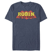 Men's Batman Logo Robin Boy Wonder  Adult T-Shirt