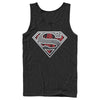 Men's Superman Logo Grunge  Adult Tank Top