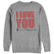 Men's Lost Gods I Love You I Guess  Adult Sweatshirt