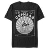 Men's Cuphead Black and White Poster  Adult T-Shirt