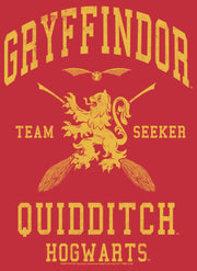 Men's Harry Potter Gryffindor Quidditch Gold Team Seeker  Adult Sweatshirt