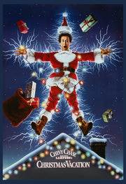 Men's National Lampoon's Christmas Vacation Electrified Poster  Adult T-Shirt