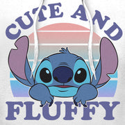 Men's Lilo & Stitch Cute and Fluffy  Adult Pull Over Hoodie