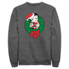 Men's Betty Boop Christmas Characters Wreath  Adult Sweatshirt