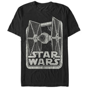 Men's Star Wars TIE Fighter Box  Adult T-Shirt