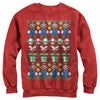 Men's Nintendo Ugly Christmas Mario  Adult Sweatshirt