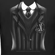 Men's Wednesday Nevermore Academy Uniform  Adult Pull Over Hoodie