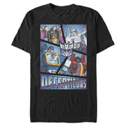 Men's Transformers Decepticons Character Cut  Adult T-Shirt