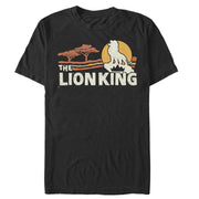 Men's Lion King Classic Pride Lands  Adult T-Shirt