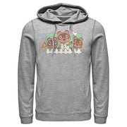 Men's Nintendo Animal Crossing Nook Family Portrait  Adult Pull Over Hoodie