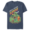 Men's Minecraft Steve Create Explore Survive  Adult T-Shirt