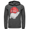 Men's Coca Cola Polar Bear  Adult Pull Over Hoodie