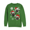 Men's Lost Gods Ugly Christmas Pug  Adult Sweatshirt