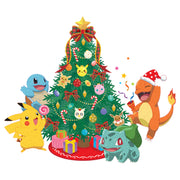 Men's Pokemon Christmas Tree Characters  Adult T-Shirt