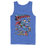 Men's Superman Hero Break Barriers  Adult Tank Top