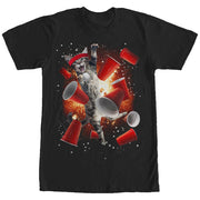 Men's Lost Gods Cat Has Mad Explosive Pong Skills  Adult T-Shirt