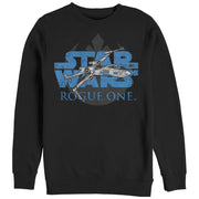 Men's Star Wars Rogue One Alliance Starbird Emblem Logo  Adult Sweatshirt