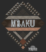 Men's Marvel: Black Panther: Wakanda Forever M'Baku Ornate Logo  Adult T-Shirt