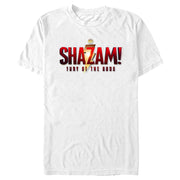 Men's Shazam! Fury of the Gods Movie Logo  Adult T-Shirt