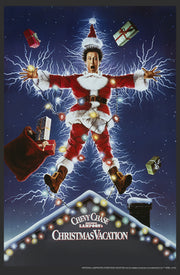 Men's National Lampoon's Christmas Vacation Electrified Poster  Adult T-Shirt