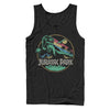 Men's Jurassic Park Rainbow Emblem  Adult Tank Top