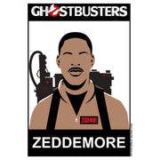 Men's Ghostbusters Zeddemore 2D Cell Shade  Adult T-Shirt