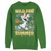 Men's Frozen Olaf Wild for Summer  Adult Sweatshirt