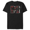 Men's MTV Rose Decor Logo  Adult T-Shirt