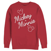 Men's Mickey & Friends Retro Signatures  Adult Sweatshirt