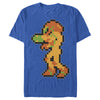 Men's Nintendo Metroid Pixelated Samus  Adult T-Shirt