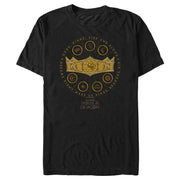 Men's Game of Thrones: House of the Dragon Gods Kings Fire and Blood Crown Logo  Adult T-Shirt