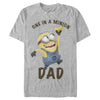 Men's Despicable Me Dave One in a Minion Dad  Adult T-Shirt