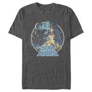 Men's Star Wars Classic Scene Circle  Adult T-Shirt