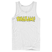 Men's Justice League Shazam Logo  Adult Tank Top