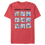 Men's Mickey & Friends Moods of Donald Duck  Adult T-Shirt