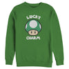 Men's Nintendo Super Mario St. Patrick's Day Extra Life Mushroom Lucky Charm  Adult Sweatshirt