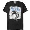 Men's Marvel Black Panther Paint Print  Adult T-Shirt